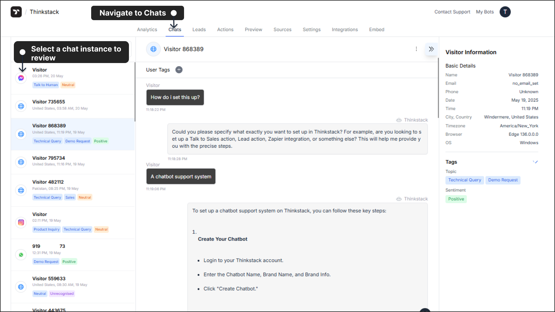 View Chatlogs