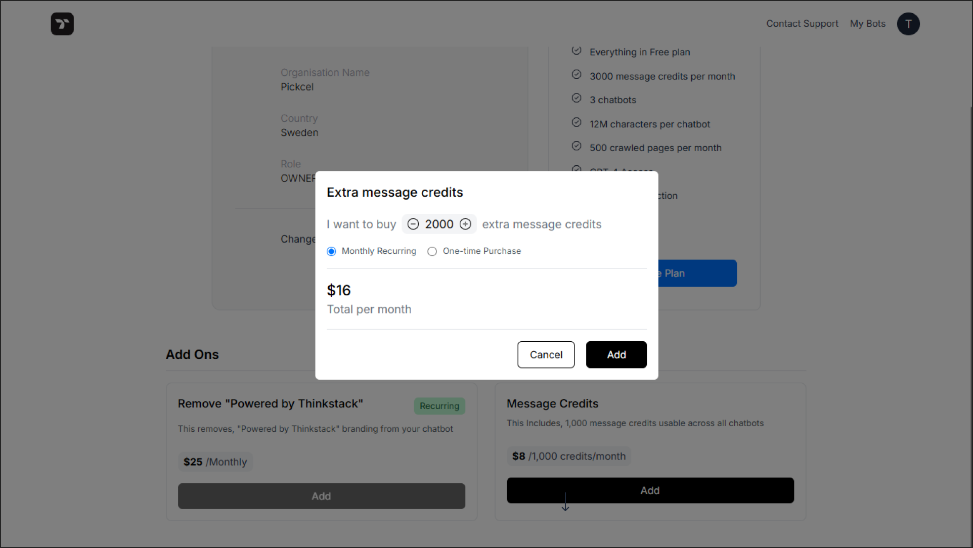 Monthly Recurring
